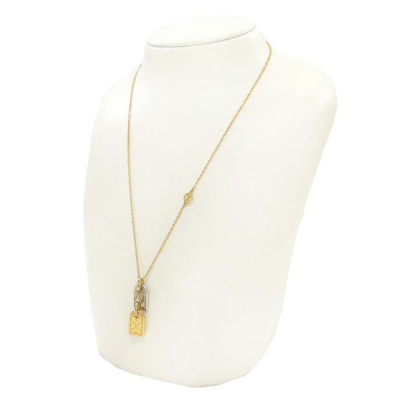 LOUIS VUITTON Gold Necklace - Picture 5 of 8